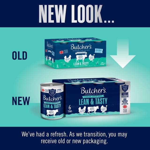 Butcher's Lean & Tasty Wet Dog Food Tins 6 x 390g - gallery image 2