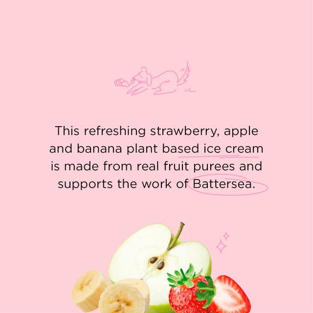 Jude's 90ml Strawberry, Apple & Banana Dogs Ice Cream - gallery image 4