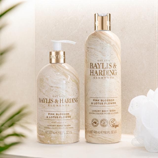 Baylis & Harding Pink Blossom Lotus Flower Hand Wash 500ml - gallery image 4
