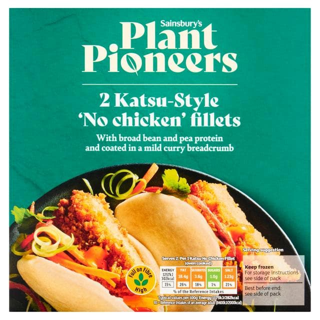 Plant Pioneers Katsu Style No Chicken Fillets x2 240g - gallery image 1