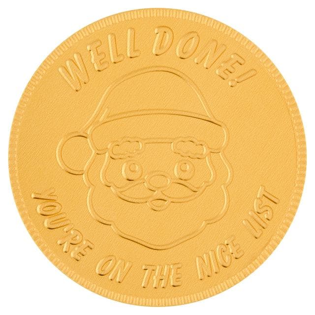 Sainsbury's 58g Solid Milk Chocolate Coin - gallery image 1