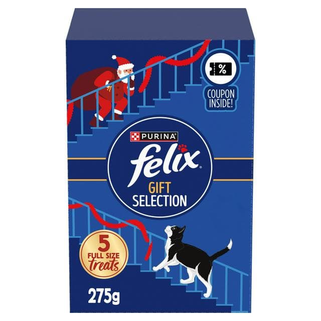 Felix 275g Christmas Gift Box Cat Treats - gallery image 1