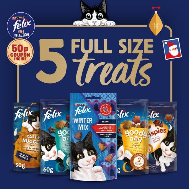 Felix 275g Christmas Gift Box Cat Treats - gallery image 3