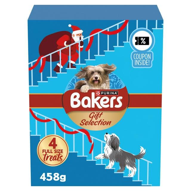 Bakers 458g Christmas Selection Gift Box Dog Treats - gallery image 1