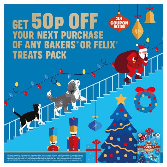 Bakers 458g Christmas Selection Gift Box Dog Treats - gallery image 4