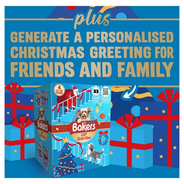 Bakers 458g Christmas Selection Gift Box Dog Treats - gallery image 5