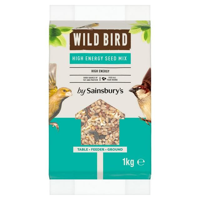 Sainsbury's Wild Bird High Energy Seed Mix 1kg - gallery image 1