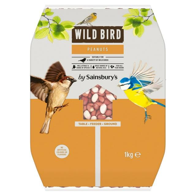 Sainsbury's Wild Bird Peanuts 1kg - gallery image 1
