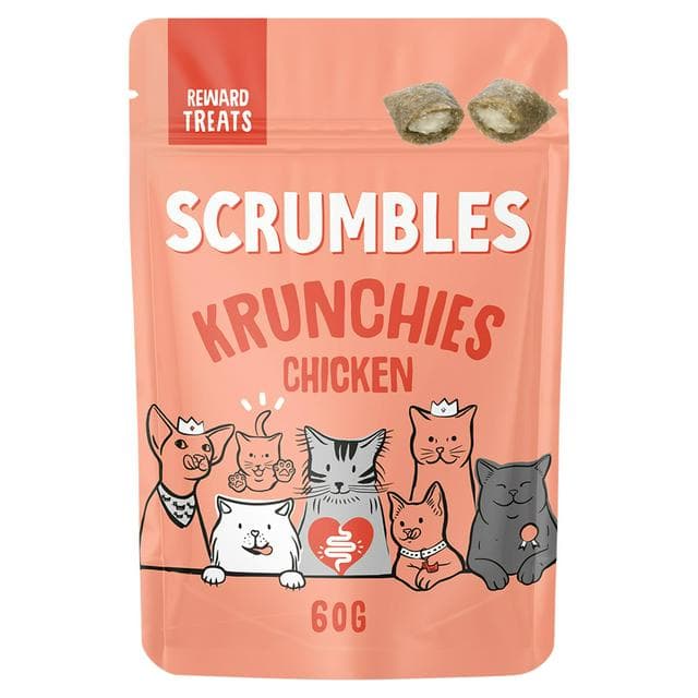 Scrumbles Krunchies Cats Treats 60g - gallery image 1