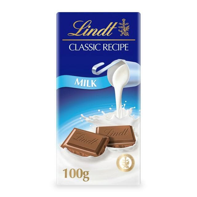 Lindt Classic Recipe Milk Chocolate Bar 100g - gallery image 1