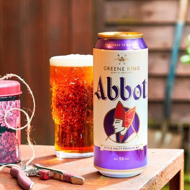 Greene 10 x 440ml King Abbot Rich & Malty Premium Ale Cans - gallery image 3