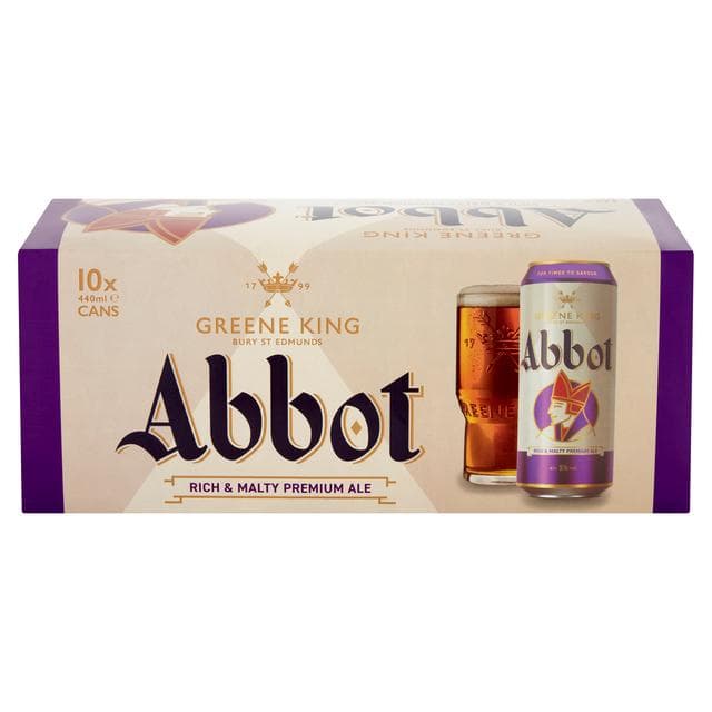 Greene 10 x 440ml King Abbot Rich & Malty Premium Ale Cans - gallery image 4