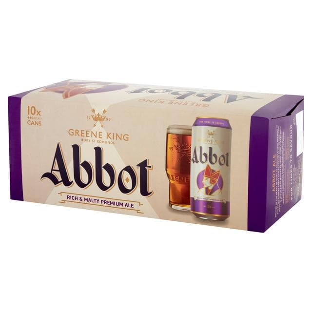 Greene 10 x 440ml King Abbot Rich & Malty Premium Ale Cans - gallery image 5