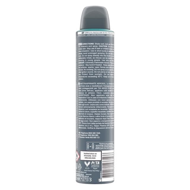 Dove Men+Care Advanced Antiperspirant Aerosol Eucalyptus + Mint 200ml - gallery image 6