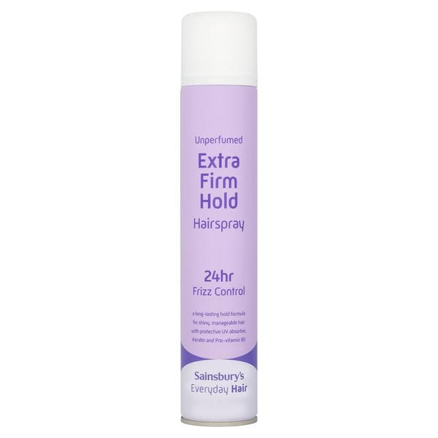 Sainsbury's Extra Firm Unperfumed Hairspray 400ml - gallery image 1