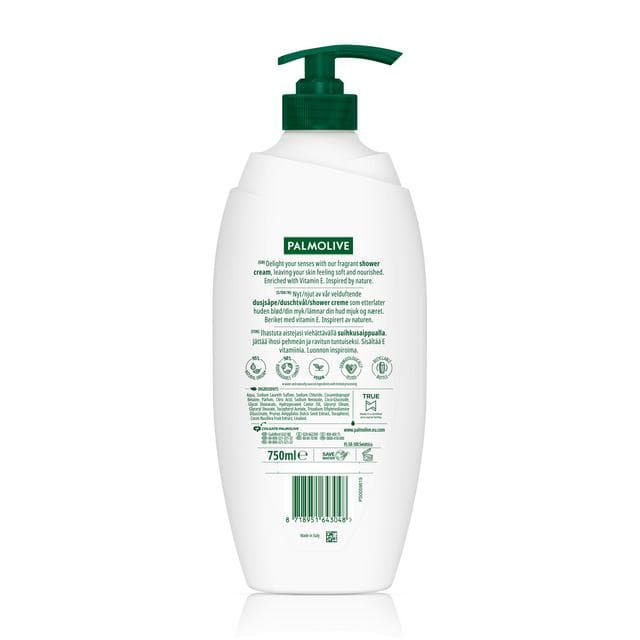 Palmolive Naturals Coconut & Milk Shower Gel Body Wash Pump 750ml - gallery image 2