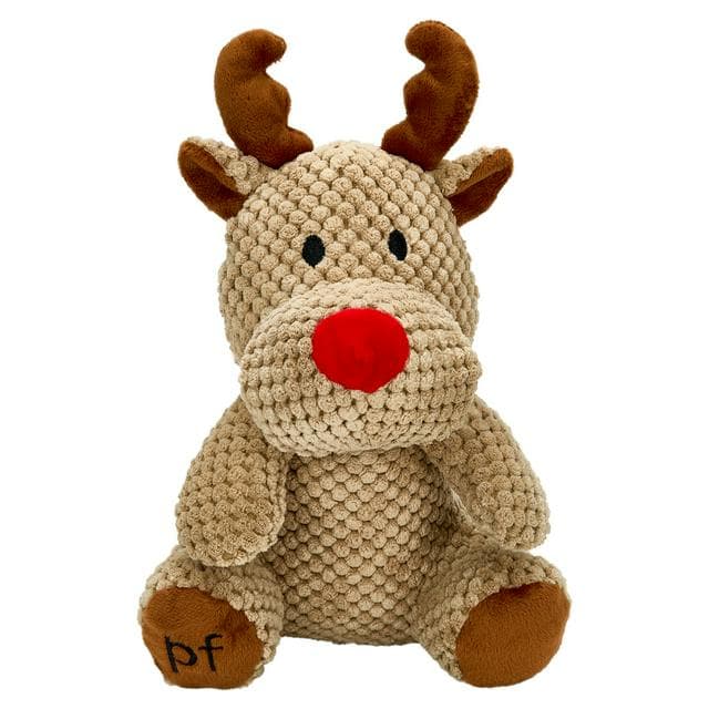 Petface Sitting Reindeer Plush Dog Toy - gallery image 1