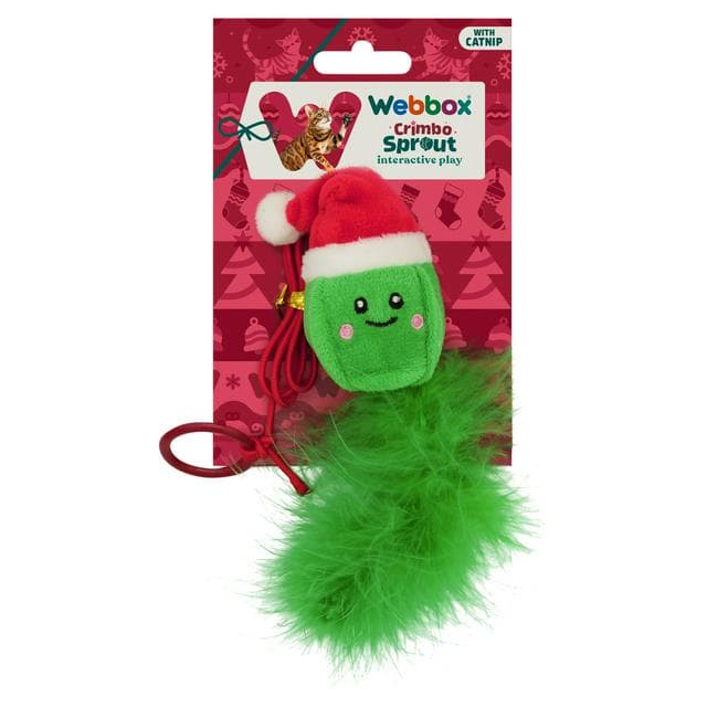 Webbox Christmas Reindeer Bungee Cat Toy - gallery image 1