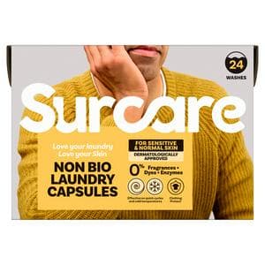 Surcare Sensitive Non Bio Laundry Capsules 24x17ml