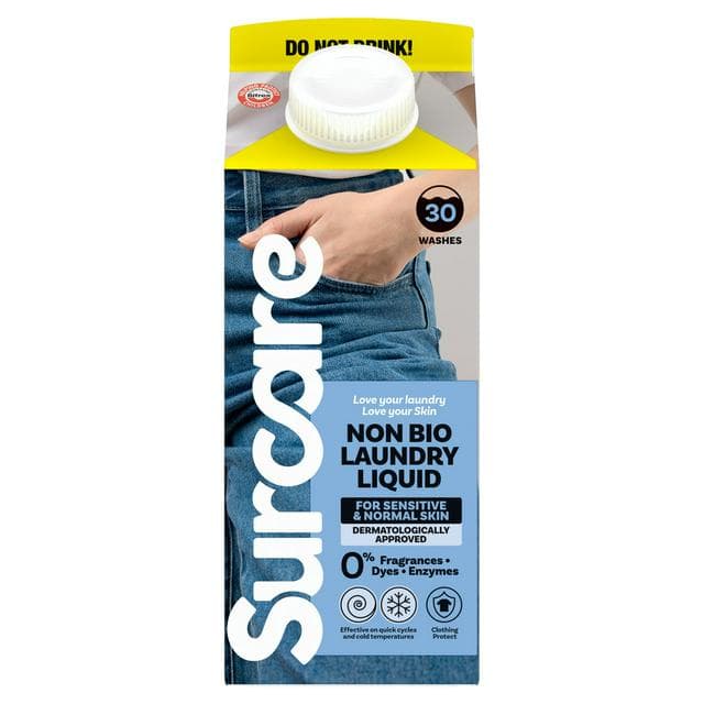 Surcare Sensitive Non Bio Laundry Liquid 750ml - gallery image 1