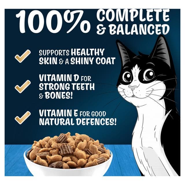 Felix Doubly Delicious Salmon & Vegetables Dry Cat Food 2kg - gallery image 4