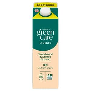 Sainsbury's Greencare Laundry Sandalwood & Orange Blossom Bio Laundry Liquid 1L