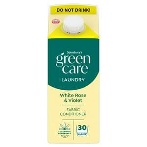 Sainsbury's Greencare Laundry White Rose & Violet Fabric Conditioner 750ml