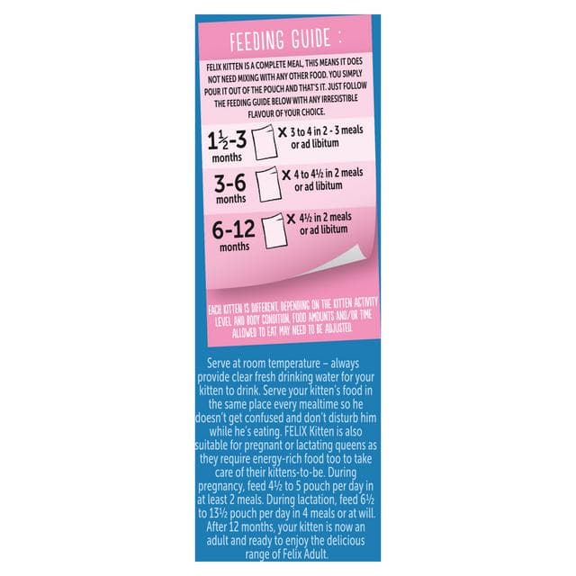 Felix Original Kitten Mixed Selection in Jelly Wet Cat Food 12 x 85g - gallery image 6