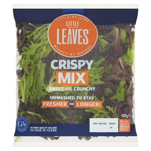 Little Leaves 125g Crispy Mix Salad - gallery image 1