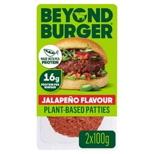 Beyond Meat Burger Jalapeno Flavour Plant Based Patties 2x100g