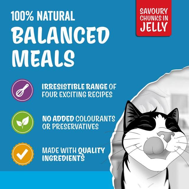 Felix Original Fish Selection in Jelly Wet Cat Food 40 x 85g - gallery image 3