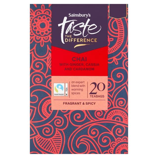 Sainsbury's Chai Teabags, Taste the Difference x20 50g - gallery image 1