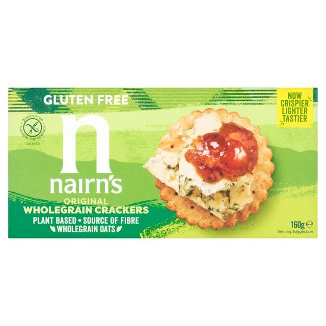 Nairn's Original Wholegrain Crackers 160g - gallery image 1