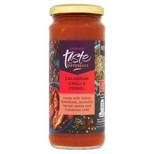 Sainsbury's Calabrian Chilli & Fennel Pasta Sauce, Taste the Difference 340g