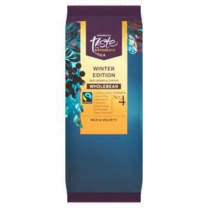 Sainsbury's 227g Winter Edition Wholebean Coffee, Taste the Difference
