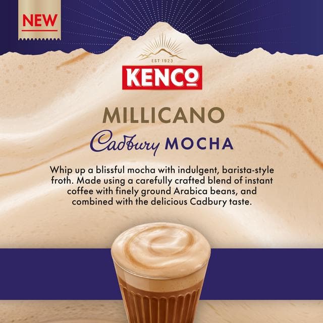 Kenco Millicano Cadbury Mocha Instant Coffee 250g - gallery image 2