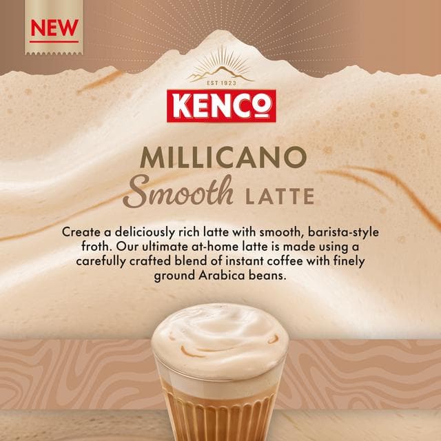 Kenco Millicano Smooth Latte Instant Coffee 220g - gallery image 2