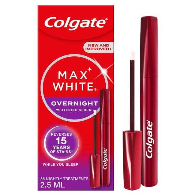 Colgate Max White Overnight Teeth Whitening Serum 2.5ml - gallery image 1