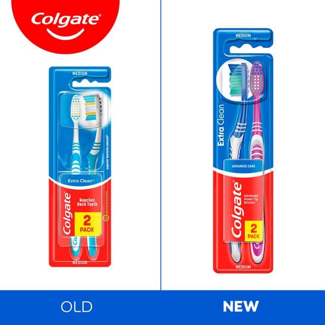 Colgate Premier Clean Medium Toothbrush Pack x2 - gallery image 6