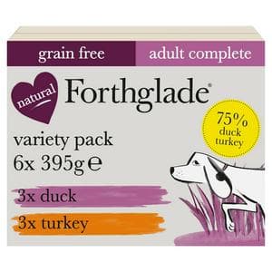 Forthglade Variety Pack Complete Meal Adult Wet Dog Food 1 Year+ 6 x 395g