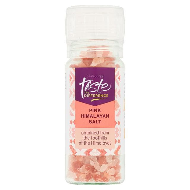 Sainsbury's Pink Himalayan Salt Grinder, Taste the Difference 95g - gallery image 1