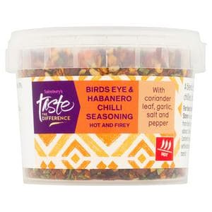 Sainsbury's 55g Fiery Birds Eye & Habanero Chilli, Taste the Difference