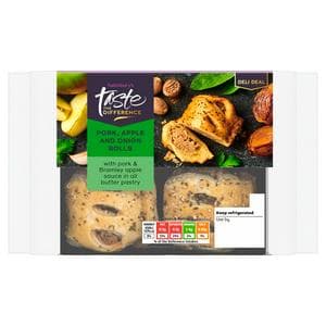 Sainsbury's 188g Pork, Apple & Onion Rolls, Taste the Difference