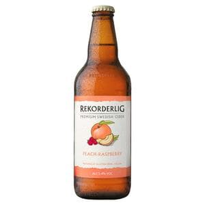 Rekorderlig Peach Raspberry Premium Fruit Cider Bottle 500ml