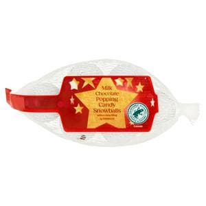 Sainsbury's 75g Milk Chocolate Popping Candy Snowballs with a Crème Filling