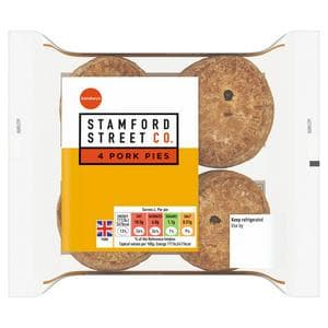 Sainsbury's Stamford Street Co. 4 Pork Pie 260g