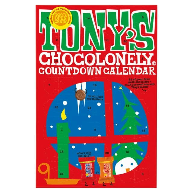 Tony's Chocolonely 225g Countdown Calendar - gallery image 1
