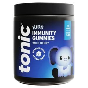 Tonic Health Kids Immunity Max Strength Gummies Natural Wild Berry Flavour Age 4-12 Years x30