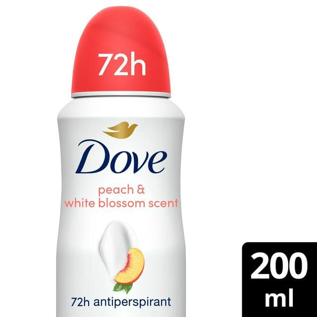 Dove Advanced Care Go Fresh Anti Perspirant Deodorant Peach & White Blossom 200ml - gallery image 1
