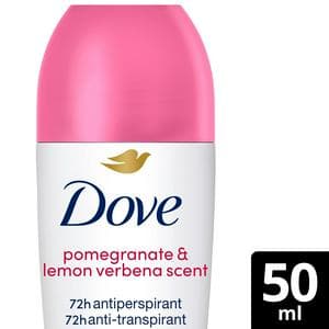 Dove Women Advanced Care 50ml Pomegranate Scent 72h Antiperspirant Roll On Deodorant